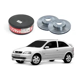  Disco Freio Dianteiro Astra 1.8 2.0 8v 1998 A 2004