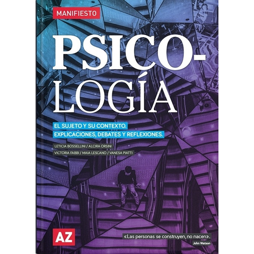 Psicologia - El Sujeto Y Su Contexto - Az, de Aa. Vv.. Editorial A-Z, tapa blanda en español, 2023