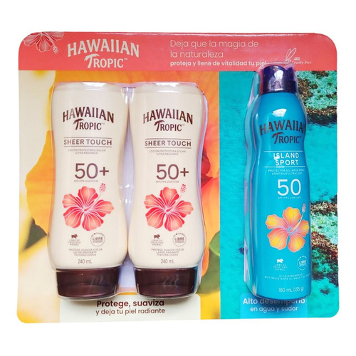 Protector Solar Hawaiian Tropic 2 Sheer Touch+1 Island Sport