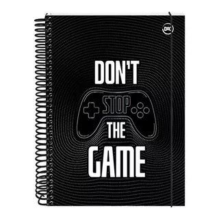  Dac Caderno 10 Materias 160 Folhas  Listradas 10 Assuntos Unidade X 1 20mm X 27mm Don't Stop The Game