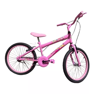 Bicicleta Aro 20 Infantil Feminina Bike Rosa