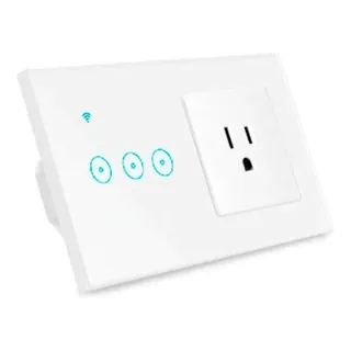 Enchufe De 3 Apagadores Wifi Domotica Inteilgente Smartlife 