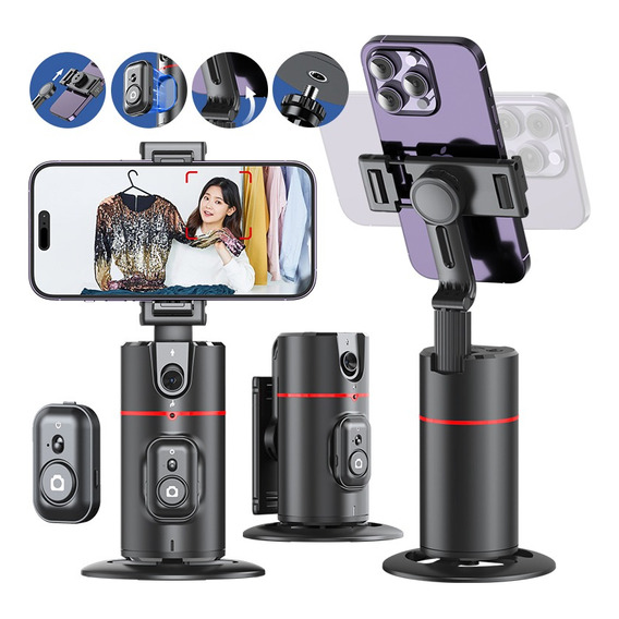 Gimbal Estabilizador De Celular Plegable Con Ai Selfie Video