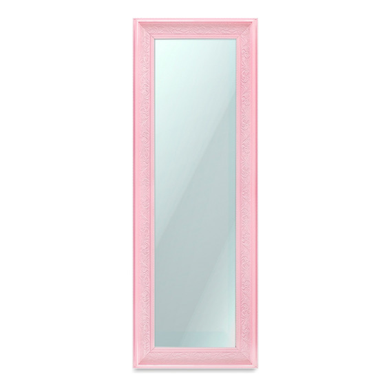 Espejo De Cuerpo Completo Rosa Estilo Pop Art Moderno 