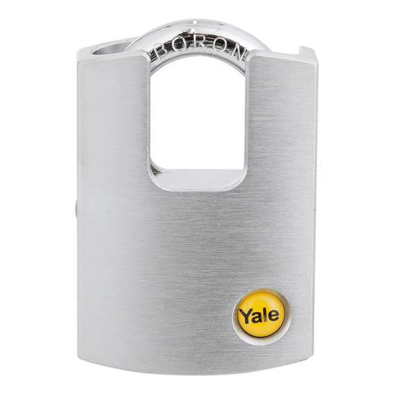 Candado Profesional Yale Y122 50mm Gancho Protegido Color Inoxidable