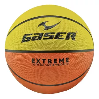 Balón Basketball Extreme Multicolor No. 7 Gaser Color Naranja/amarillo