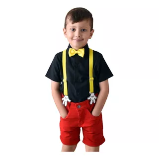 Kit Completo Mickey Mouse - Roupa Infantil De Menino