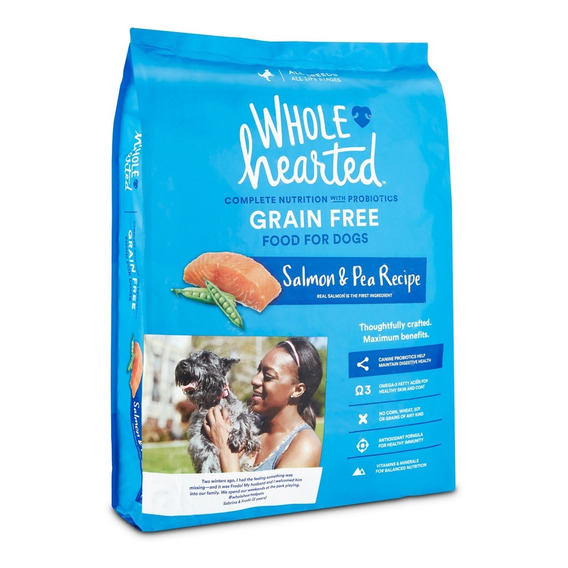 Wholehearted Alimento Natural Grainfree  Perro Salmón 11 Kg