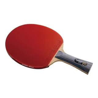 Paleta De Ping Pong Dhs 6002 Negra Y Roja Fl (cóncavo)