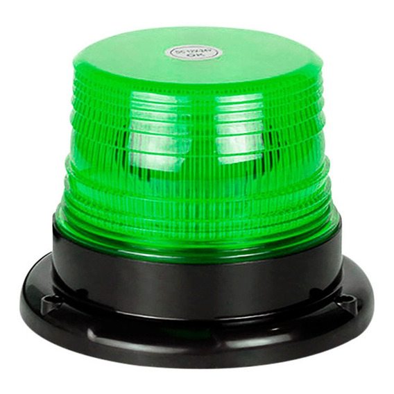 Circulina Estroboscópica Verde Base Magnética 12/24v 12 Led