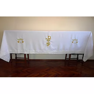 Mantel De Altar Con Puntilla
