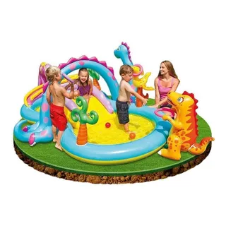 Piscina Mundo Dos Dinossauros Inflável Intex 57135 Mod Novo