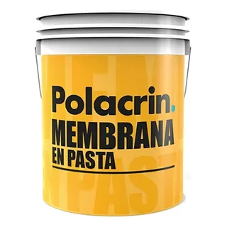 Membrana En Pasta Polacrin Impermeabilizante 10 L 100% Mm Color Blanco