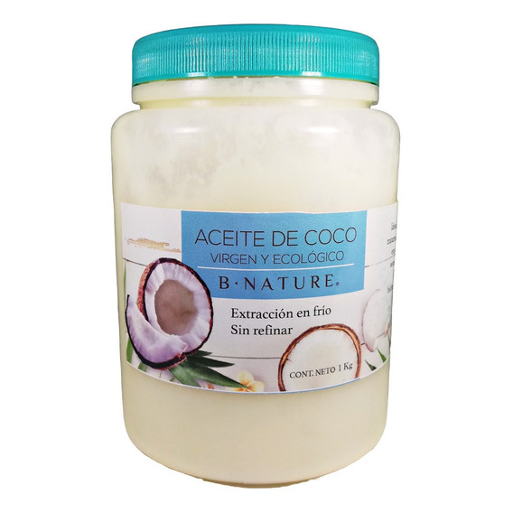 Aceite De Coco 100% Natural Y Puro 1 Kilogramo Bnature