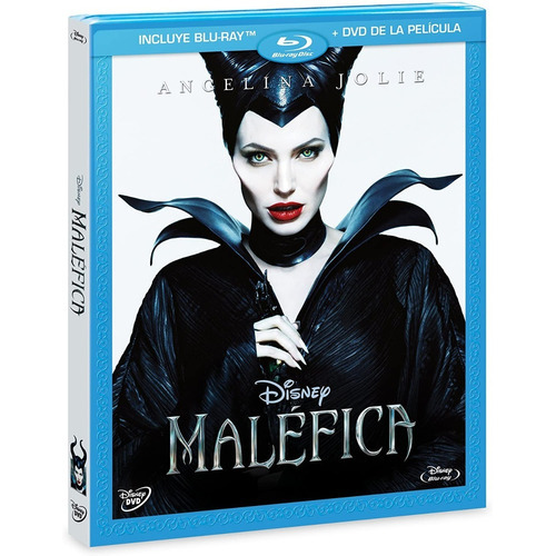 Maléfica | Blu Ray + Dvd Angelina Jolie Película Nuevo