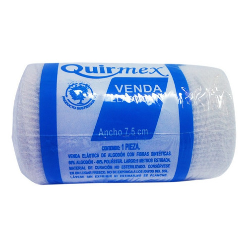 Quirmex Venda Elastic Premium 7.5 Cm X 5 M