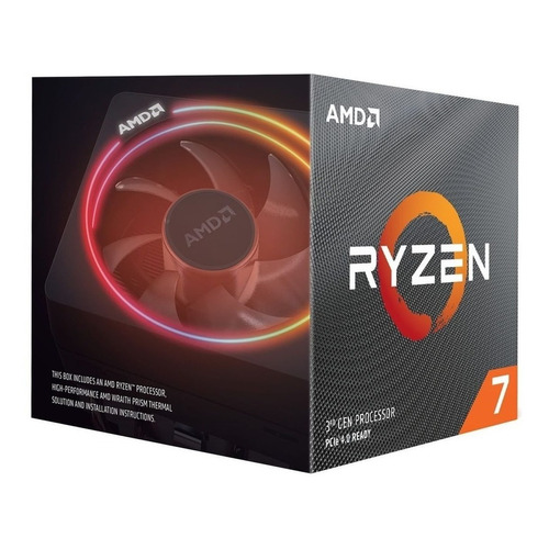 Procesador gamer AMD Ryzen 7 3700X 100-100000071BOX de 8 núcleos y  4.4GHz de frecuencia