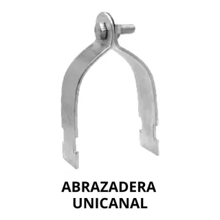 Abrazadera Unicanal 1 1/4' - 25mm  (75pz) Argos 9820200