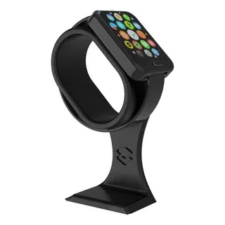 Suporte Para Relógio De Pulso Smartwatch Base Antiderrapante Cor Preto