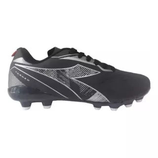 Botines Diadora Torneo Niño Campo Negro/plata