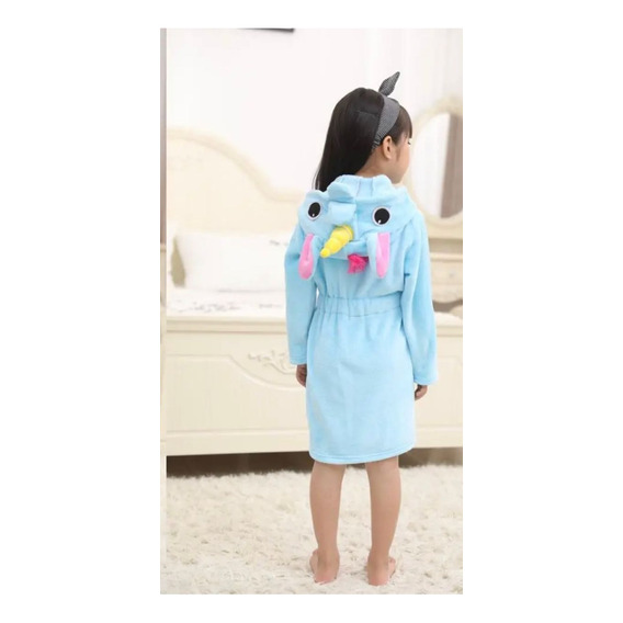 Pijama Bata Infantil Unicornios Estrella Arco Iris Kurugumi