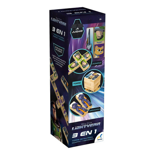 Juego De Mesa Torre Madera Lightyear