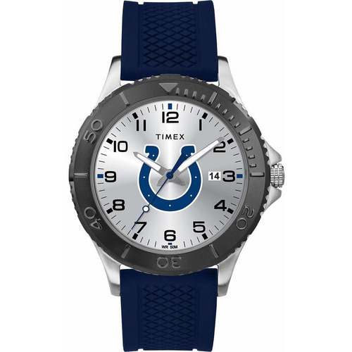 Reloj Hombre Timex Twzfcolmeyz Cuarzo Pulso Azul En Silicona