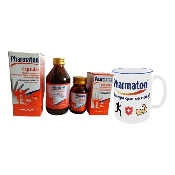 Pharmaton 100caps+30casps Bland - Unidad a $870