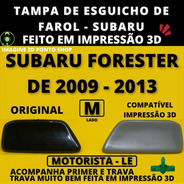 Com Trava Tampa Lavador Farol Subaru Forester 09 - 13