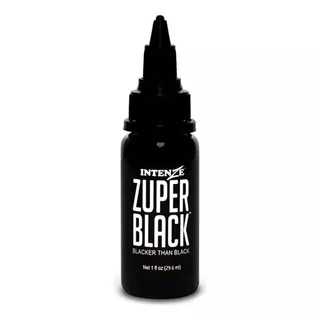 Tinta Zuper Black Intenze Tatuagem Tatttoo  Preta 30ml