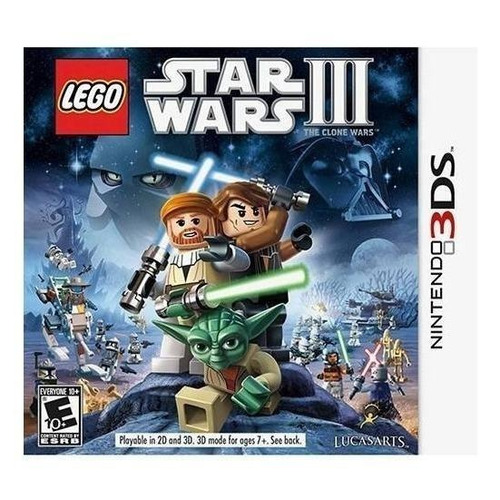 LEGO Star Wars III: The Clone Wars  Star Wars Standard Edition LucasArts Nintendo 3DS Físico