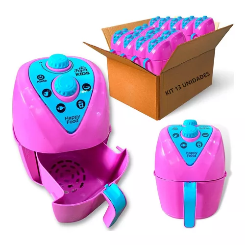 Menina Brinquedo Kit Cozinha Mercado Comida Air Fryer 46pç - Click