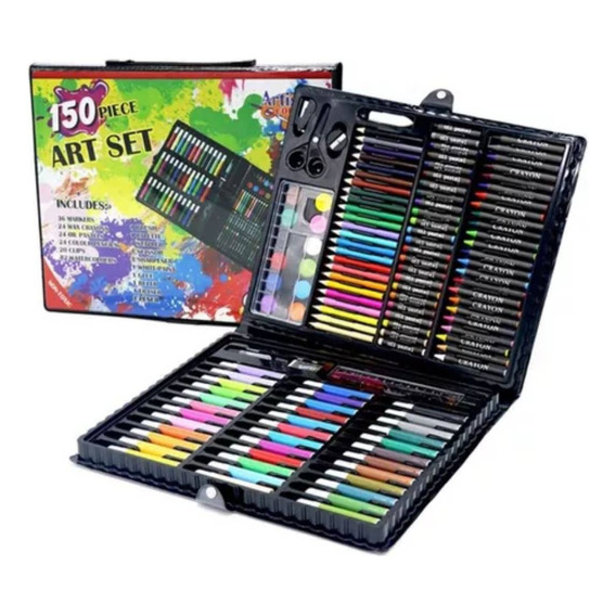 Set Creativo De Arte Lápices Acuarela Colores Caja De 150pcs