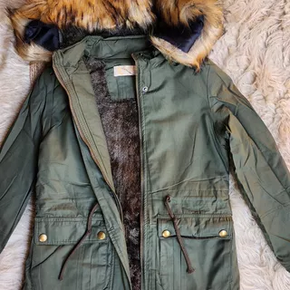 Parka Larga Campera Unisex Con Abrigo Interior Nena Nene