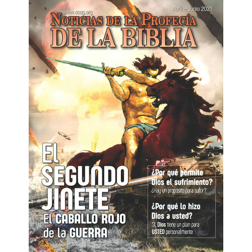 Noticias De Profecãâa De La Biblia Abril-junio 2021: El Segundo Jinete: El Caballo Rojo De La G..., De Of God, Tinuing Church. Editorial Nazarene Books Division Of Doc, Tapa Blanda En Español