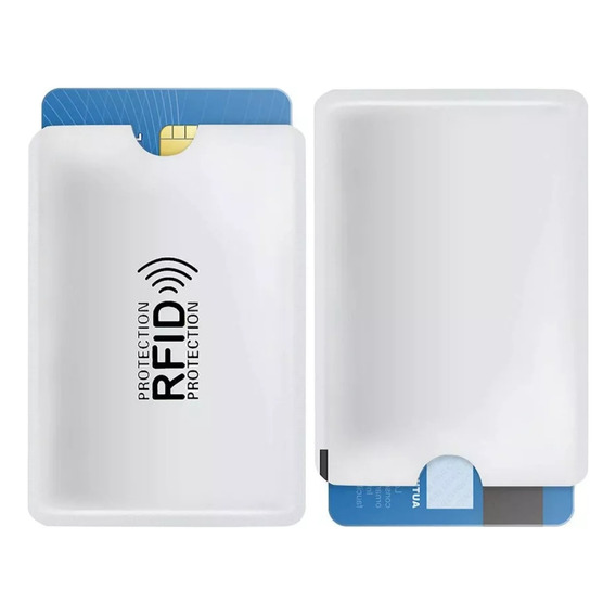 Funda Protectora Bloqueo Rfid  Tarjetas De Crédito O Débito 