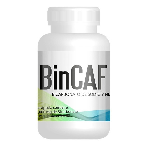 Kit Con 2 Bincaf 1000mg 5mg Vitamina B3 60 Capsulas Desacaf