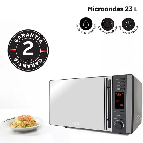 Microonda Thomas Th-25Dm 900W 25L 5 Niveles De Potencia