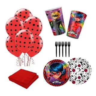 Kit Decoração Festa Completa Ladybug - Miraculous