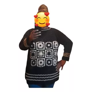 Sweater Tejido  Crochet Xxl