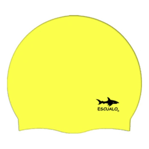 Gorras Natación Modelo Adulto Color Amarillo - Escualo Diseño De La Tela Liso Talla Unitalla