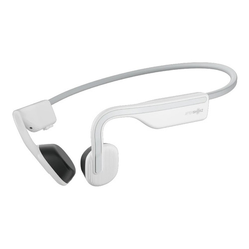 Audífonos inalámbricos Shokz OpenMove S661-ST blanco con luz LED