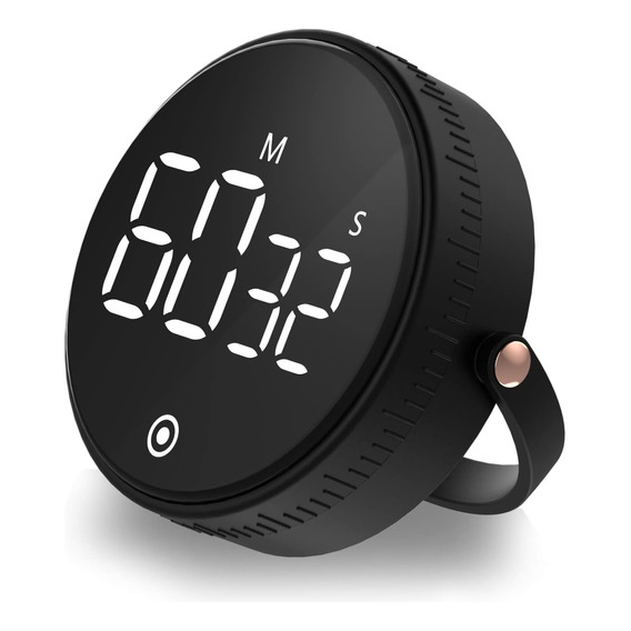 Temporizador Magnético Cronometro Alarma Digital Giratorio