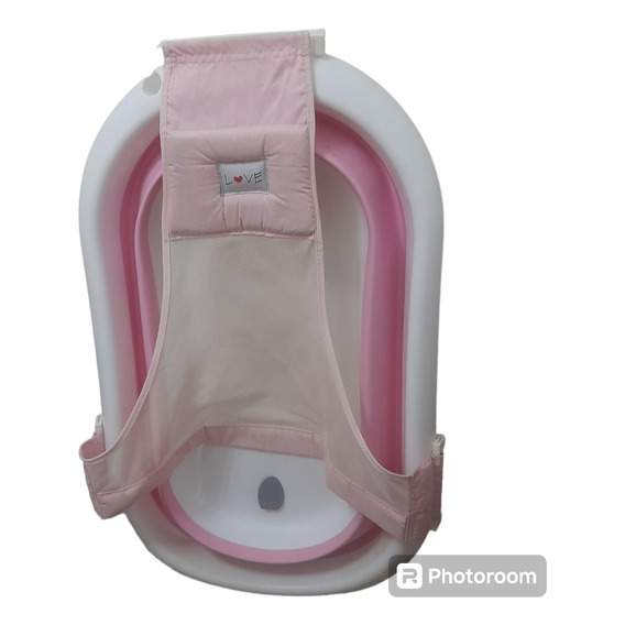 Bañera Plegable Ultra Compacta Love Rosa