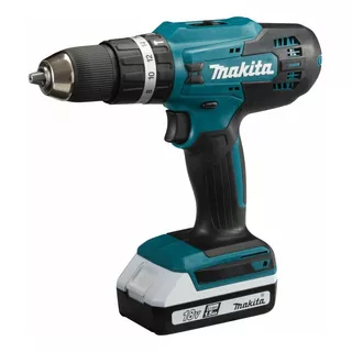 Taladro Percutor Atornillador Inalámbrico De 13mm Makita Hp488dw 18v + Accesorio