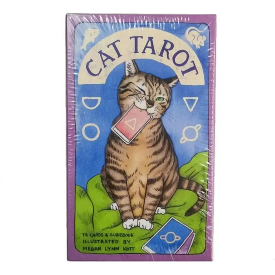 Cat-tarot 78 Cartas Tarot Lectura Gatos Nuevo 