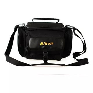 Bolsa Bag Nikon Para Câmeras E Acessórios Cor Preto