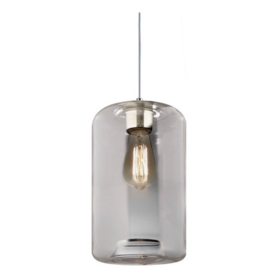 Colgante 6 Luces Desigual Transparente Base Redonda Led E27