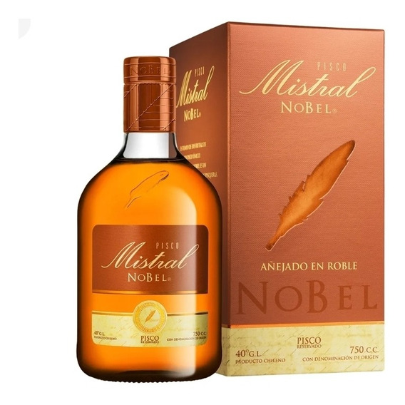 Pisco Mistral Nobel Botella De 750cc