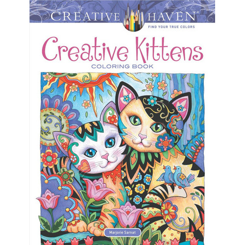 Curious Cats: Arte Para Colorear, De Marjorie Sarnat. Serie Arte Para Colorear, Vol. 1. Editorial Paäper Art, Tapa Blanda, Edición Papel En Inglés, 2020